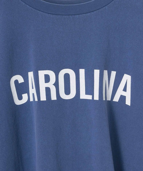 STAR&STRIPE（スターアンドストライプ）の「【STAR&STRIPE×MICA&DEAL】"CAROLINA"ロゴピグメントバイオサイドスリットタンクトップ（Tシャツ/カットソー・レディース・ブラック/ブルー/オフホワイト/ベージュ・FREE）」の13枚目の写真