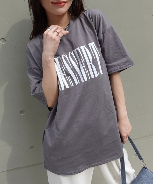 CORNERS（コーナーズ）の「DESSERTプリントTシャツ（Tシャツ/カットソー・レディース・パープル/オフホワイト/チャコールグレー・M）」の20枚目の写真