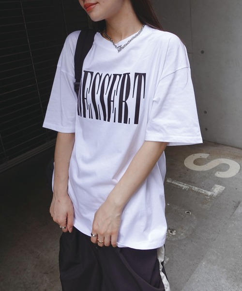 CORNERS（コーナーズ）の「DESSERTプリントTシャツ（Tシャツ/カットソー・レディース・パープル/オフホワイト/チャコールグレー・M）」の22枚目の写真
