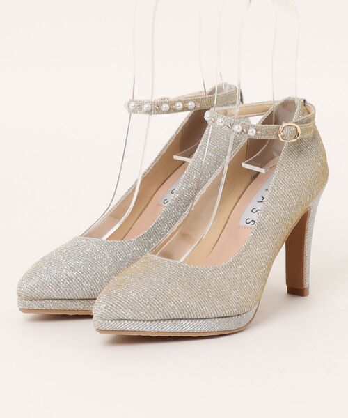 GRASS(グラス)の「【GRASS】ポインテッドトゥパンプス(パンプス・レディース・ブラック/シルバー・22.5cm/23.0cm/23.5cm/24.0cm/24.5cm)」の2枚目の写真