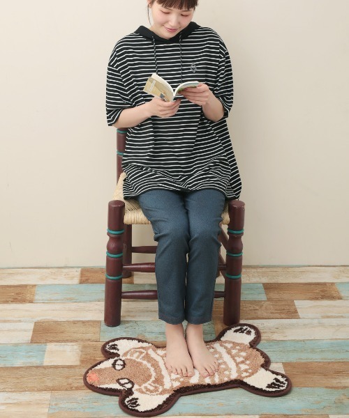 チチカカ（チチカカ）の「アミーゴバンザイマット（ラグ/マット・レディース・ブラウン/ブルー/オフホワイト・FREE）」の9枚目の写真