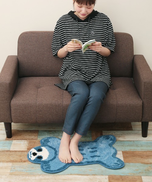 チチカカ（チチカカ）の「アミーゴバンザイマット（ラグ/マット・レディース・ブラウン/ブルー/オフホワイト・FREE）」の10枚目の写真