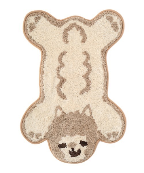 チチカカ（チチカカ）の「アミーゴバンザイマット（ラグ/マット・レディース・ブラウン/ブルー/オフホワイト・FREE）」の4枚目の写真