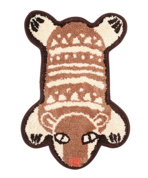 チチカカ（チチカカ）の「アミーゴバンザイマット（ラグ/マット・レディース・ブラウン/ブルー/オフホワイト・FREE）」の5枚目の写真