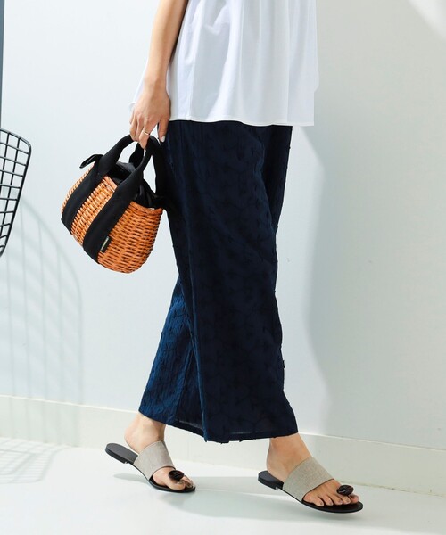 B:MING by BEAMS（ビーミングバイビームス）の「B:MING by BEAMS / 3D 刺繍 パンツ（その他パンツ・レディース・ネイビー/オフホワイト/サックスブルー・MEDIUM/SMALL）」の20枚目の写真