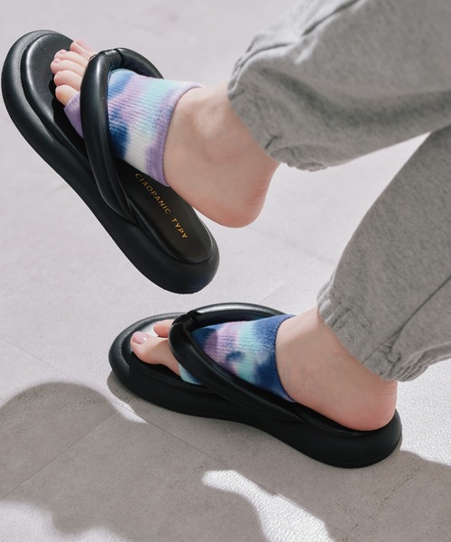 GUNZE（グンゼ）の「【GUNZE×TYPY】サンダルソックス（ソックス/靴下・レディース・オレンジ/ベージュ/ダークブルー/パープル/イエロー/ピンク/グレー/ブルー・ONE SIZE）」の11枚目の写真