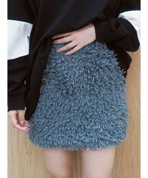 フェザーミニスカート【セットアップ着用可能】