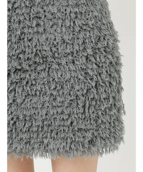 EVRIS(エヴリス)の「フェザーミニスカート【セットアップ着用可能】(スカート・レディース・グレー/ブラック・FREE)」の19枚目の写真