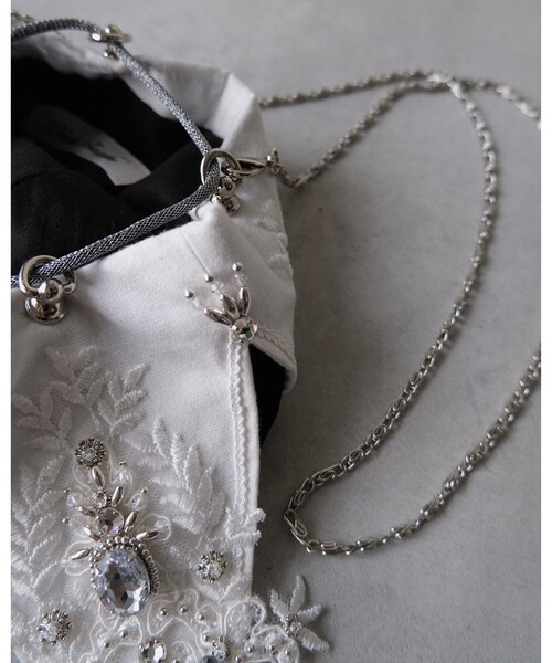 バッグ tanakadaisuke crystal bijou chain bag tanakadaisuke/タナカダイスケ】crystal bijou chain bag