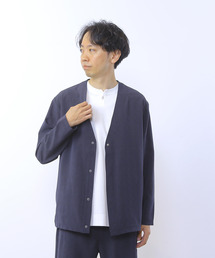 MEN'S MELROSE（メンズメルローズ）の「ドライクールグレンチェックリラクシングカーディガン（カーディガン/ボレロ）」