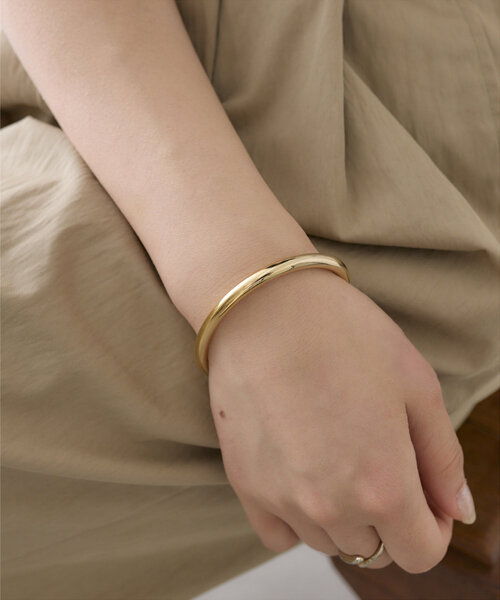 mystic（ミスティック）の「[Eau]circle bangle（バングル/リストバンド・レディース・シルバー/ゴールド・ONE SIZE）」の5枚目の写真