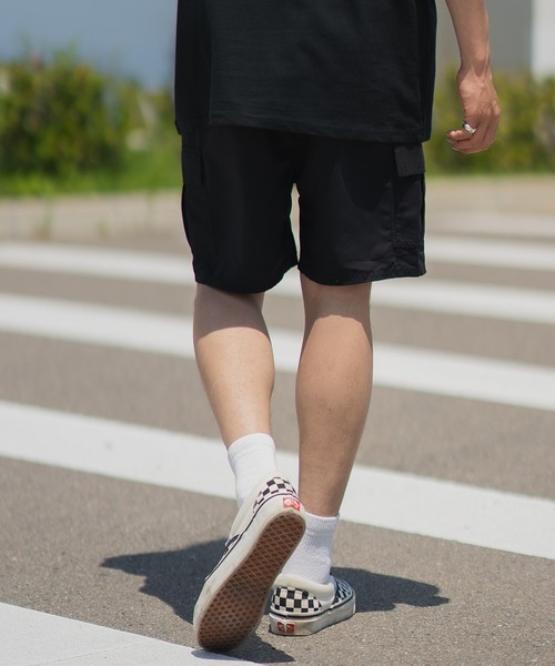improves(インプローブス)の「ポリタフタ カーゴ ショートパンツ(カーゴパンツ・メンズ・グレー/ネイビー/パープル/ブラック・X-LARGE/LARGE/MEDIUM)」の21枚目の写真