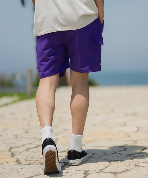 improves(インプローブス)の「ポリタフタ カーゴ ショートパンツ(カーゴパンツ・メンズ・グレー/ネイビー/パープル/ブラック・X-LARGE/LARGE/MEDIUM)」の11枚目の写真