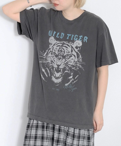 cepo（セポ）の「ビンテージライクロックＴｅｅ（Tシャツ/カットソー・レディース・ホワイト/ホワイト系その他2/ホワイト系その他/ブラック系その他/ブラック系その他2/ブラック/ブラック系その他3/ホワイト系その他3・M）」の6枚目の写真