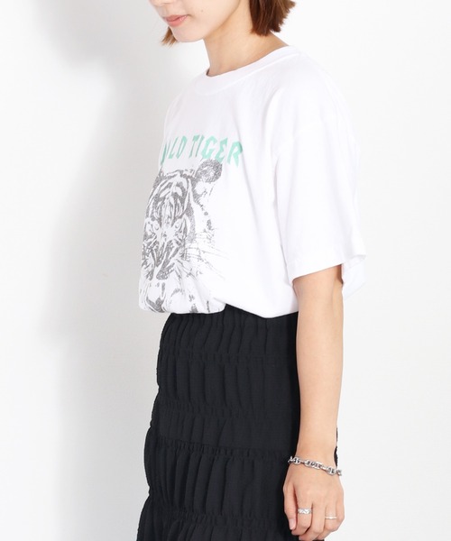 cepo（セポ）の「ビンテージライクロックＴｅｅ（Tシャツ/カットソー・レディース・ホワイト/ホワイト系その他2/ホワイト系その他/ブラック系その他/ブラック系その他2/ブラック/ブラック系その他3/ホワイト系その他3・M）」の21枚目の写真