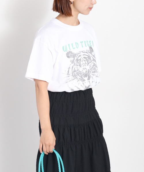 cepo（セポ）の「ビンテージライクロックＴｅｅ（Tシャツ/カットソー・レディース・ホワイト/ホワイト系その他2/ホワイト系その他/ブラック系その他/ブラック系その他2/ブラック/ブラック系その他3/ホワイト系その他3・M）」の20枚目の写真