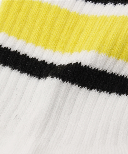 WEGO（ウィゴー）の「WEGO/スリーラインソックス（ソックス/靴下・レディース・ブラック/トリコロール/ピンク/ホワイト/その他1/イエロー/グリーン/ブルー/パープル/レッド・FREE）」の13枚目の写真