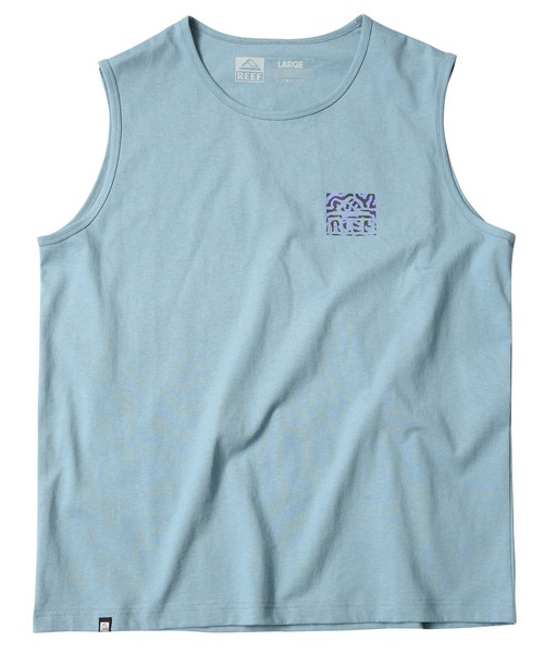 REEF（リーフ）の「【ムラサキスポーツ限定】REEF/リーフ タンクトップ ブランドロゴ RFTKM-M01（タンクトップ・メンズ・ブラック/グレイッシュブルー/ホワイト・M/L/XL）」の9枚目の写真
