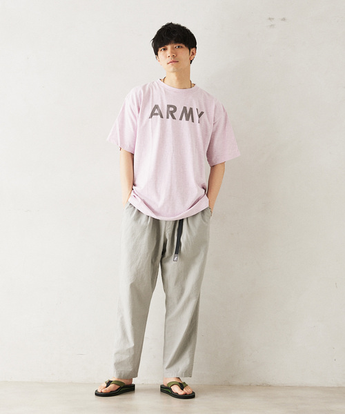 RIDING HIGH（ライディングハイ）の「RIDING HIGH / ライディングハイ BRAVO YARNS JERSEY プリントT（Tシャツ/カットソー・メンズ・グリーン/ピンク/イエロー・MEDIUM/LARGE）」の4枚目の写真