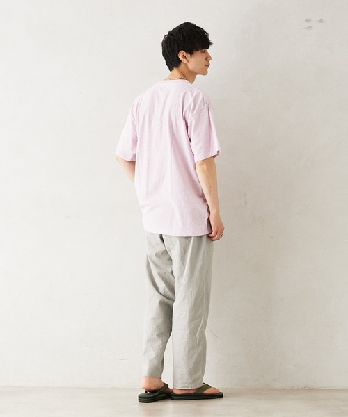 RIDING HIGH（ライディングハイ）の「RIDING HIGH / ライディングハイ BRAVO YARNS JERSEY プリントT（Tシャツ/カットソー・メンズ・グリーン/ピンク/イエロー・MEDIUM/LARGE）」の6枚目の写真