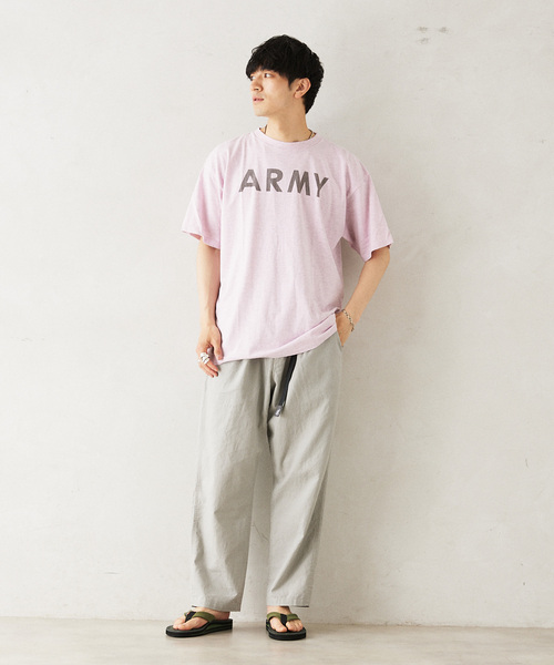 RIDING HIGH（ライディングハイ）の「RIDING HIGH / ライディングハイ BRAVO YARNS JERSEY プリントT（Tシャツ/カットソー・メンズ・グリーン/ピンク/イエロー・MEDIUM/LARGE）」の7枚目の写真