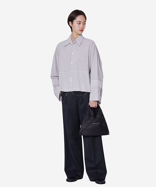 MM6 Maison Margiela（ｴﾑｴﾑｼｯｸｽ ﾒｿﾞﾝ ﾏﾙｼﾞｪﾗ）の「MM6 MAISON MARGIELA / エムエムシックス メゾンマルジェラ：MINI JAPANESE：SB6WD0013-P6197[ANN]（ハンドバッグ・レディース・ブラック・FREE）」の12枚目の写真
