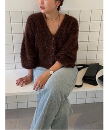 titivate（ティティベイト）の「ふわっとラメシャギーニット