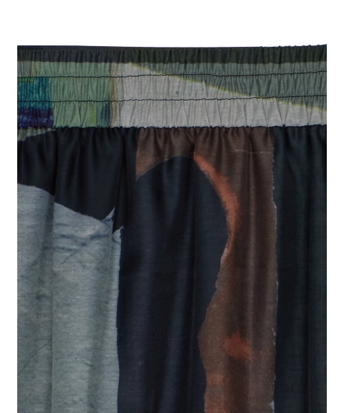 Ameri（アメリ）の「ART COLLAGE PRINT SHEER SKIRT（スカート）」 - WEAR