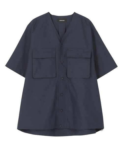 ZUCCa(ズッカ)の「T/Cストライプ / S(カーディガン/ボレロ・レディース・ライトブルー/ライトグレー/ネイビー・XS size/M size)」の3枚目の写真