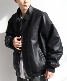 FUBU | 【FUBU/フブ】Faux Leather Blouson/シンセティックレザーブルゾン(ブルゾン)
