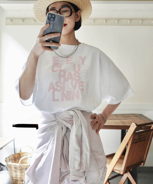 【新品】ジャーナルスタンダードラックス プリントT プリントT(GoodnicE)（Tシャツ/カットソー）｜JOURNAL STANDARD