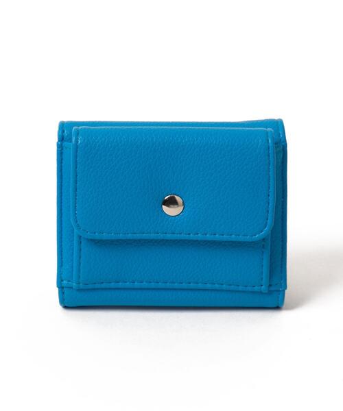 WEGO（ウィゴー）の「WEGO/フラップミニウォレット（財布・レディース・ブルー/オフホワイト/シルバー/ブラック/グリーン/マスタード/ブルー系その他/その他1/ライトピンク/ゴールド・FREE）」の21枚目の写真