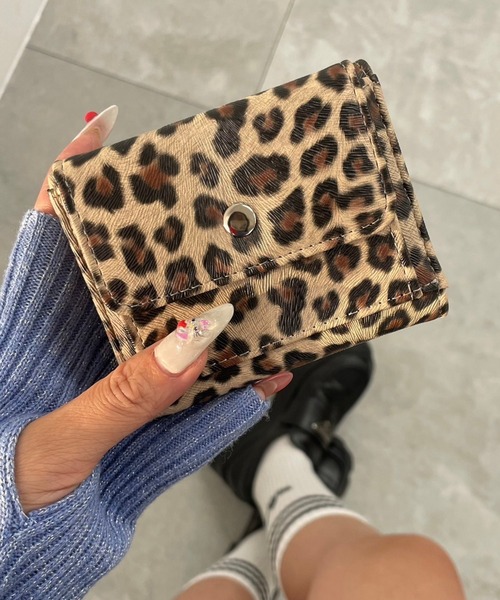 WEGO（ウィゴー）の「WEGO/フラップミニウォレット（財布・レディース・ブルー/オフホワイト/シルバー/ブラック/グリーン/マスタード/ブルー系その他/その他1/ライトピンク/ゴールド・FREE）」の10枚目の写真