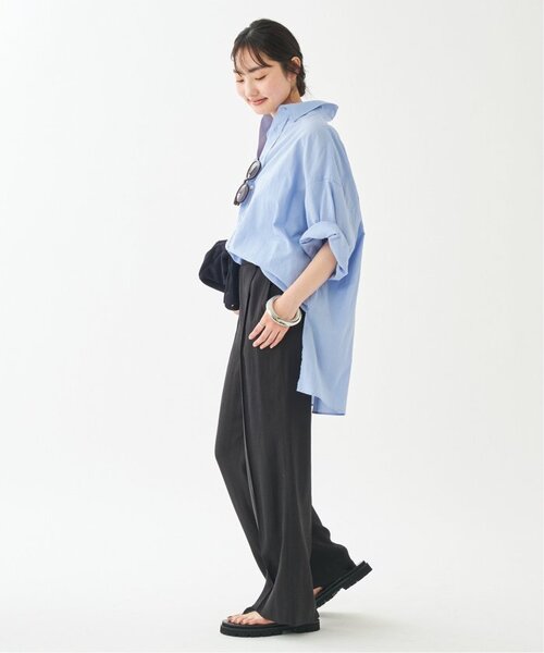 plage（プラージュ）の「《追加》washable linen混 ハイウエスト
