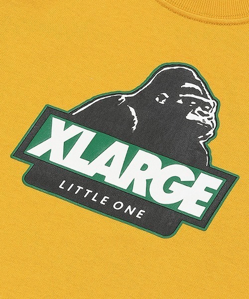 XLARGE KIDS（エクストララージキッズ）の「スランテッドOGゴリラ長袖Tシャツ（Tシャツ/カットソー・キッズ・トップグレー/ブラック/エンジ/マスタード・80ｃｍ/90cm/100cm/110cm/120cm/130cm/140cm）」の8枚目の写真