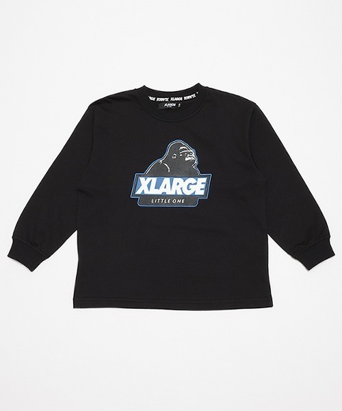 XLARGE KIDS（エクストララージキッズ）の「スランテッドOGゴリラ長袖Tシャツ（Tシャツ/カットソー・キッズ・トップグレー/ブラック/エンジ/マスタード・80ｃｍ/90cm/100cm/110cm/120cm/130cm/140cm）」の14枚目の写真