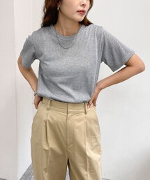 fredy emue | ラメテレコTシャツ(Tシャツ/カットソー)