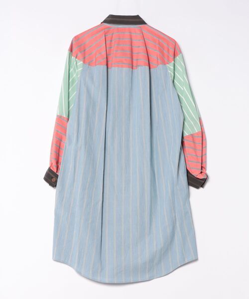 Vivienne Westwood バレルストライプブロッキングシャツ