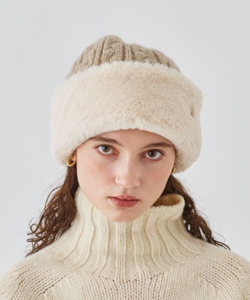 Chapeau d´ O Knit*Fur Rame Watch / シャポードオー
