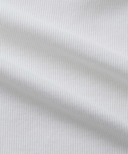 GeeRA（ジーラ）の「【新色追加】ピスネーム付スクエアネックリブトップス（長袖）（Tシャツ/カットソー・レディース・ブラック/その他/オフホワイト/ベージュ・MEDIUM/LARGE/X-LARGE）」の16枚目の写真