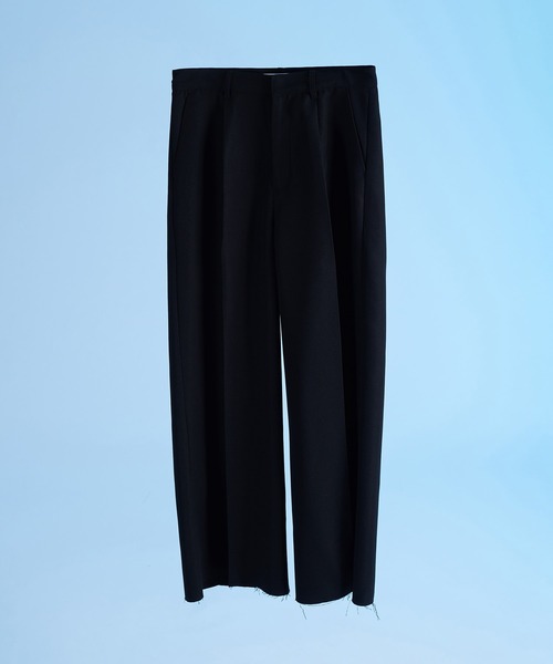 WIDE STRAIGHT CUTOFF PANTS/ワイドストレートカットオフパンツ