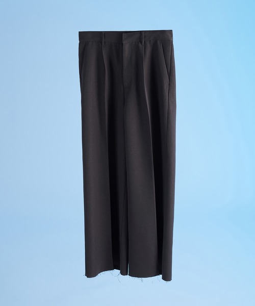 WIDE STRAIGHT CUTOFF PANTS/ワイドストレートカットオフパンツ