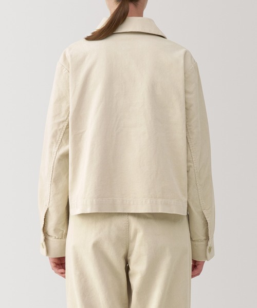 無印良品(ムジルシリョウヒン)の「婦人 木の実から作ったカポック混コーデュロイジャケット(その他アウター・レディース・ブラック/アイボリー/キャメル・M/L)」の6枚目の写真