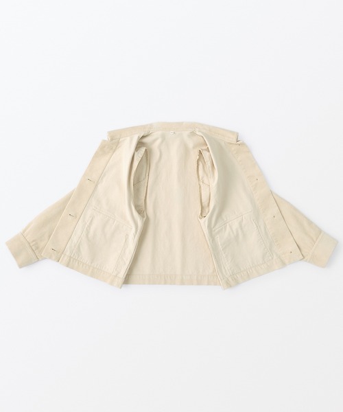 無印良品(ムジルシリョウヒン)の「婦人 木の実から作ったカポック混コーデュロイジャケット(その他アウター・レディース・ブラック/アイボリー/キャメル・M/L)」の9枚目の写真