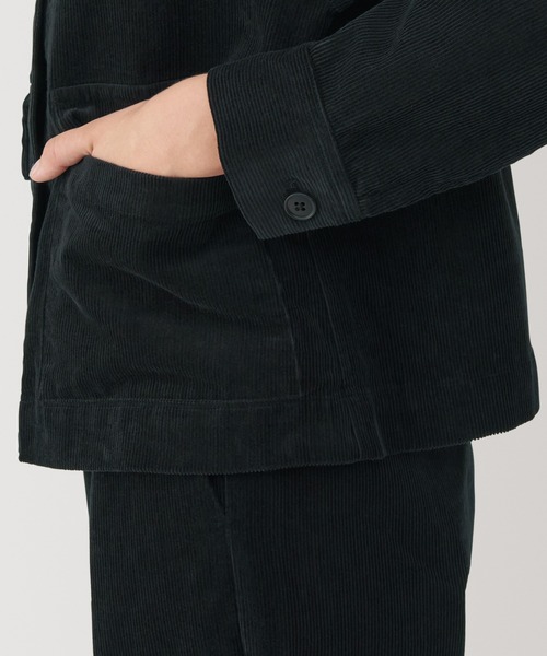 無印良品(ムジルシリョウヒン)の「婦人 木の実から作ったカポック混コーデュロイジャケット(その他アウター・レディース・ブラック/アイボリー/キャメル・M/L)」の16枚目の写真