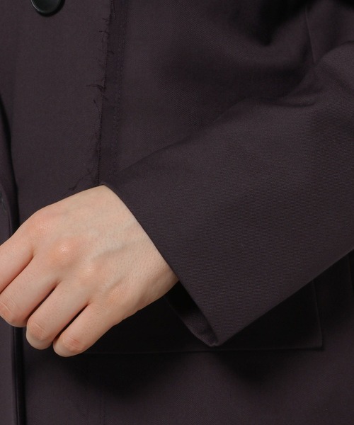 HARE（ハレ）の「TRカットオフミドルジャケット(HARE)（テーラードジャケット・レディース・ブラック/バーガンディー・FREE）」の18枚目の写真