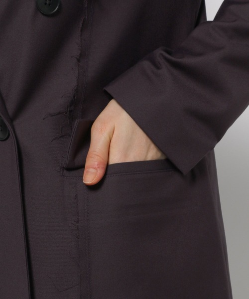 HARE（ハレ）の「TRカットオフミドルジャケット(HARE)（テーラードジャケット・レディース・ブラック/バーガンディー・FREE）」の19枚目の写真