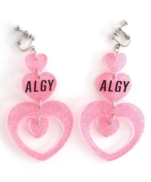 セール】ハート3連イヤリング（イヤリング）｜algy（アルジー）の