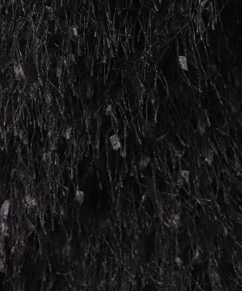 AP STUDIO（エーピーストゥディオ）の「フェザーニットジャケット（ノーカラージャケット・レディース・ブラック・FREE）」の18枚目の写真