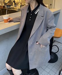 Chico | 【2024AW/セットアップ対応】オーバーダブルジャケット(テーラードジャケット)
